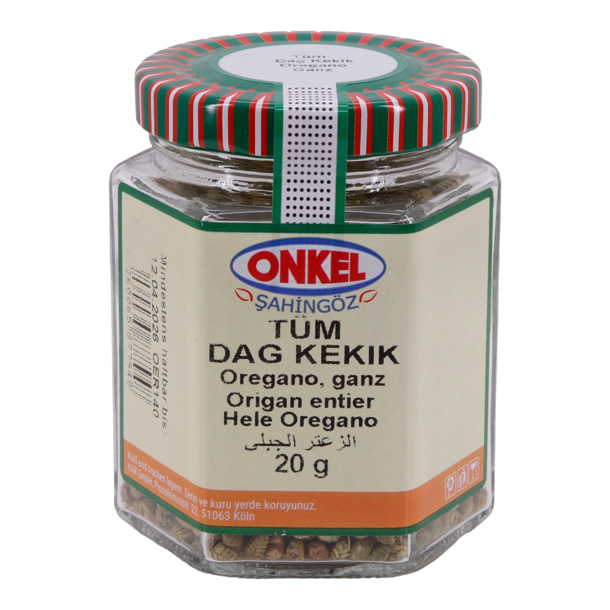 Dağ Kekik Onkel Şahingöz | Kräuter | Ganzer Oregano | 20 g ONKEL SAHINGÖZ